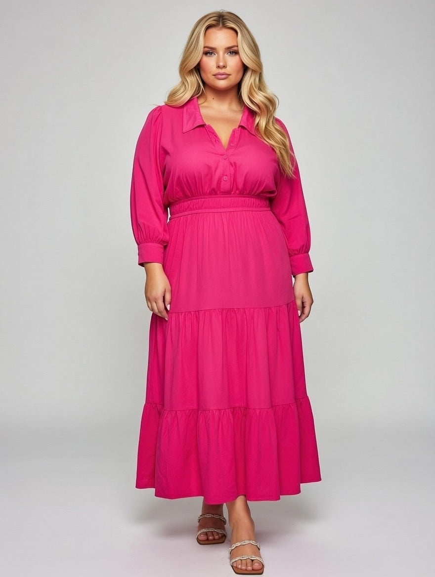 Fruju Vibes 05 Dress NZ – Flattering Everyday Style Plus Size